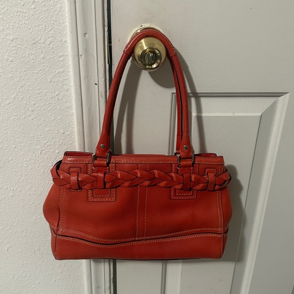 Coach orange satchel Shoulder Bag - Picture 2 of 5